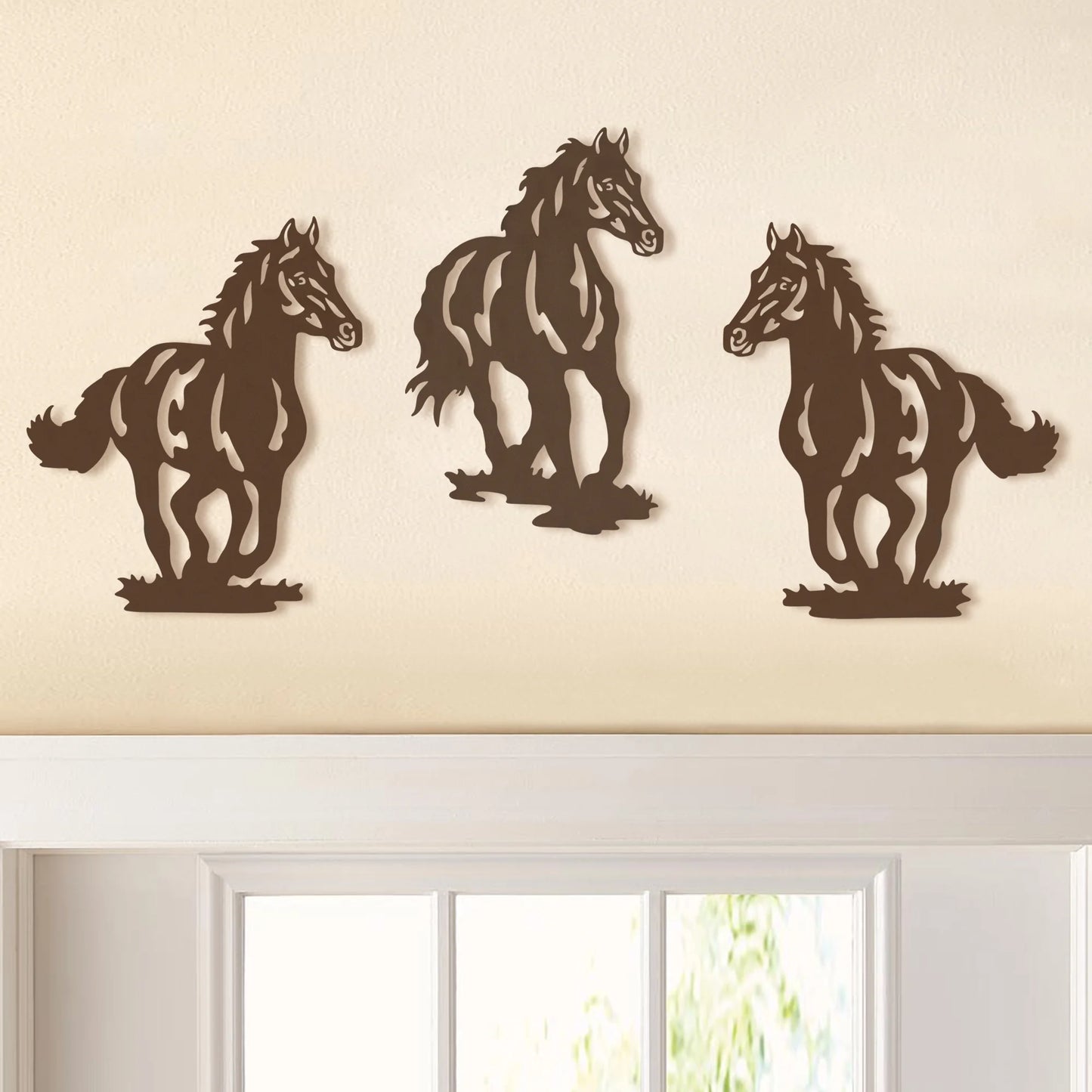 Metal Horse Art Wall Decal