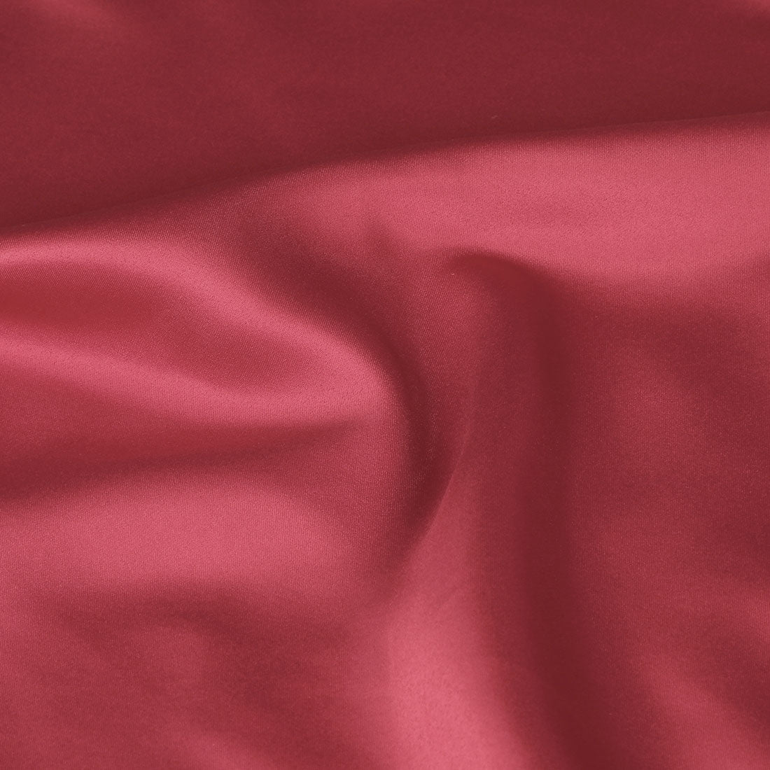 2-Pack Satin Silk Envelope Closure Pillow Shams Wine Red Queen