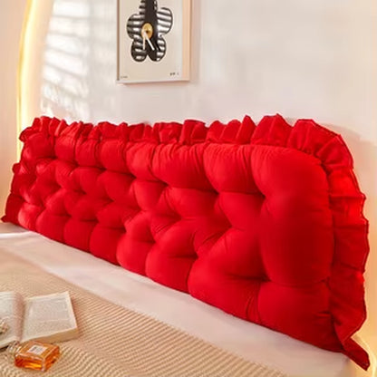 Rectangular Fashion Headboard Pillow Reading Bed Pillow for Sitting in Bed with Removable Cover