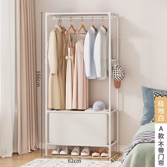Wardrobe Clothes Hanger Storage Locker Open Closets Dressing Rooms Cabinets Folding Bed Wardrobes Assembly Closet for Clothes