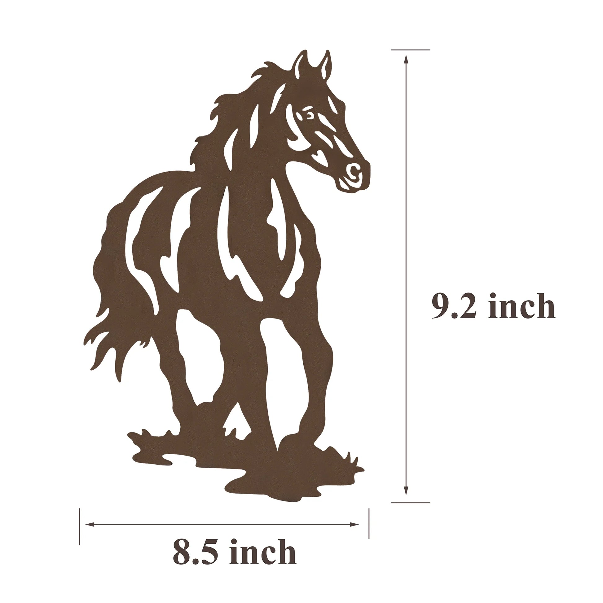 Metal Horse Art Wall Decal