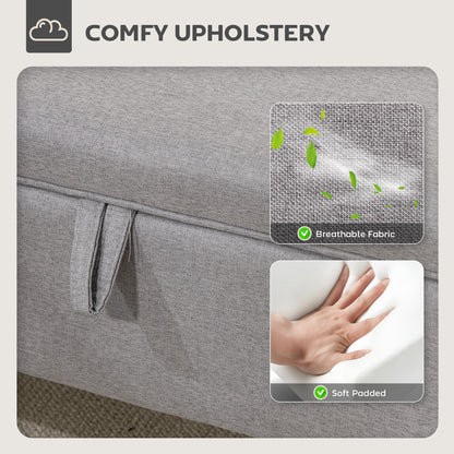 Linen Storage Ottoman for Storage Box, Bed End, Shoe Bench, Seating