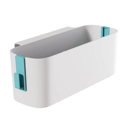Bedside Storage Caddy Magazine Holder with Double Hook Bed Hanging Bag Organizer Box for Phone Crib Bed Rail Headboards Book