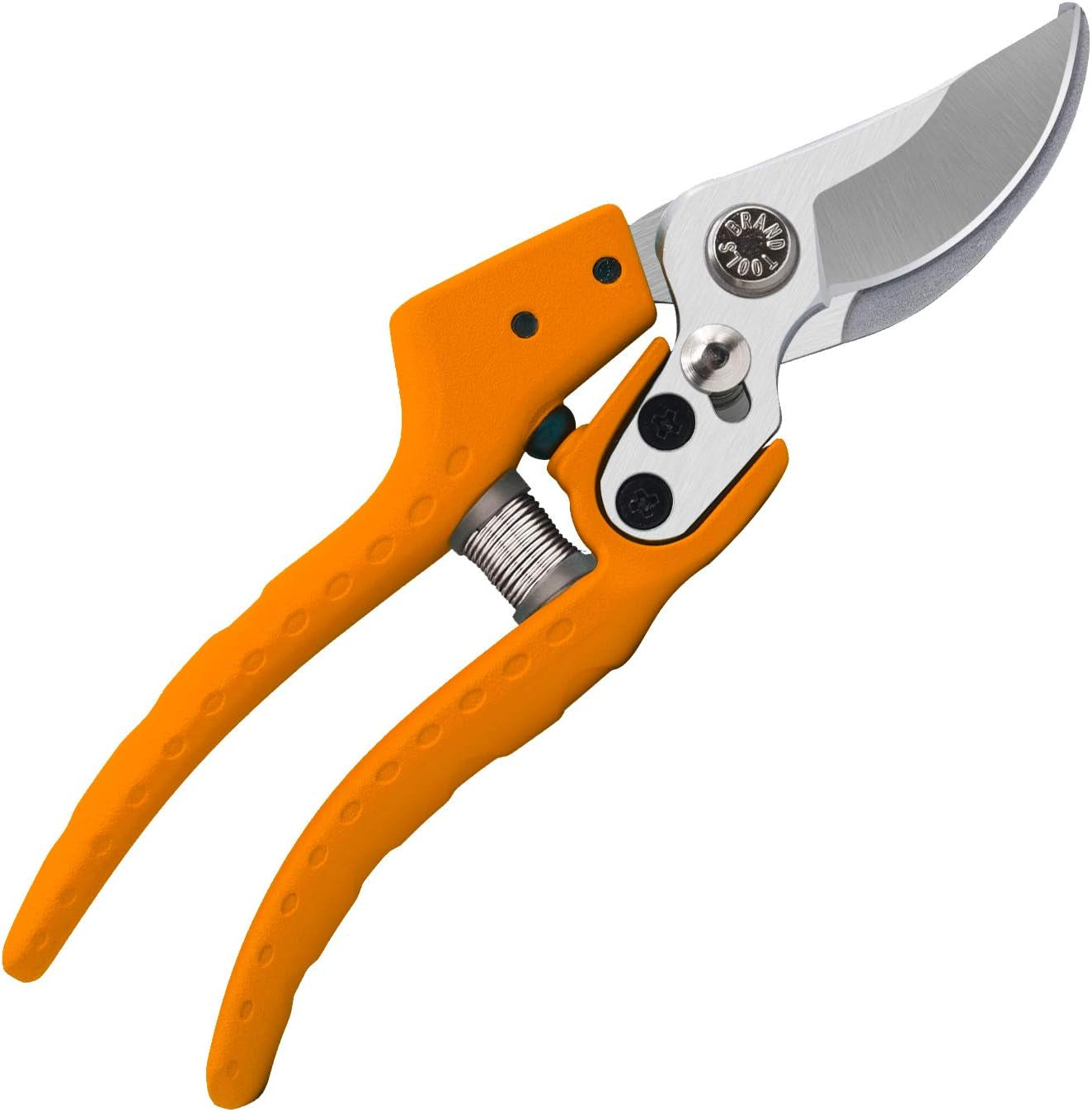 Professional Sharp Pruners, Garden Pruners, Tree Trimmers Secateurs, Bypass Pruning Shears, Secateurs, Hand Pruner, Garden Shears, Gardening Shears Clippers for Plants (Orange Shears)