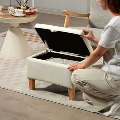 Linen Storage Ottoman for Storage Box, Bed End, Shoe Bench, Seating