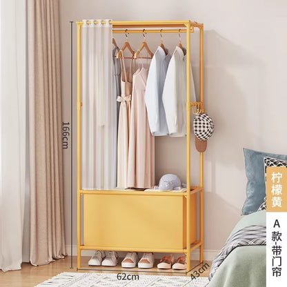 Wardrobe Clothes Hanger Storage Locker Open Closets Dressing Rooms Cabinets Folding Bed Wardrobes Assembly Closet for Clothes