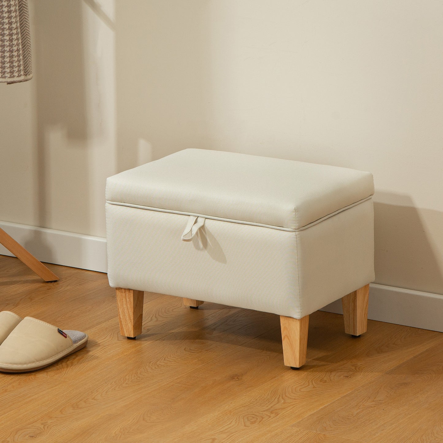 Linen Storage Ottoman for Storage Box, Bed End, Shoe Bench, Seating