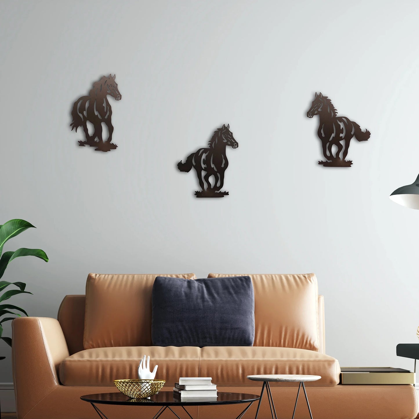 Metal Horse Art Wall Decal