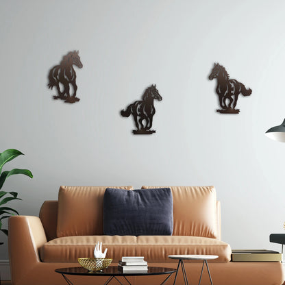 Metal Horse Art Wall Decal