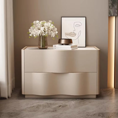 Bedroom Furniture Luxury Cream Style Bedside Tables Nightstands Night Table Side Table Storage Locker Nightstand Home Furniture