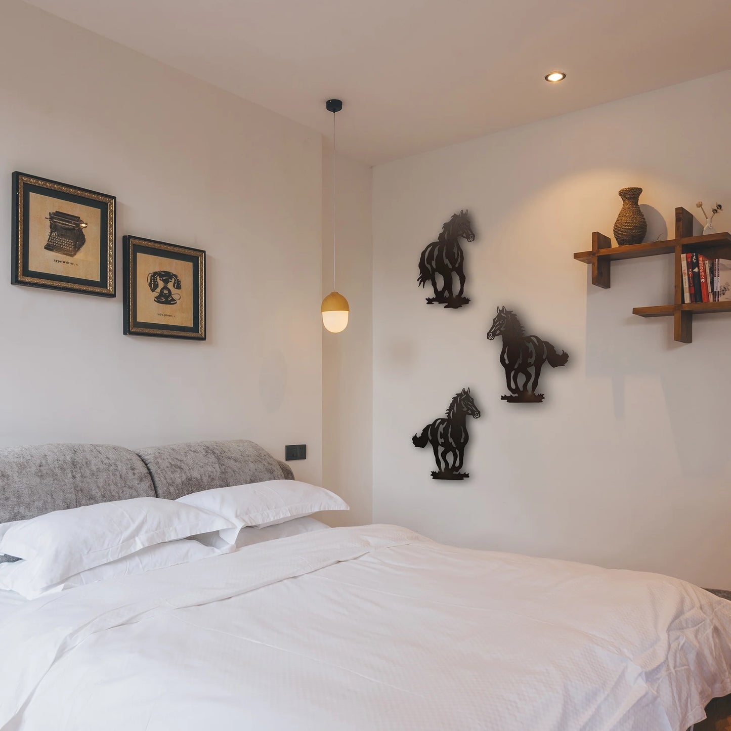 Metal Horse Art Wall Decal