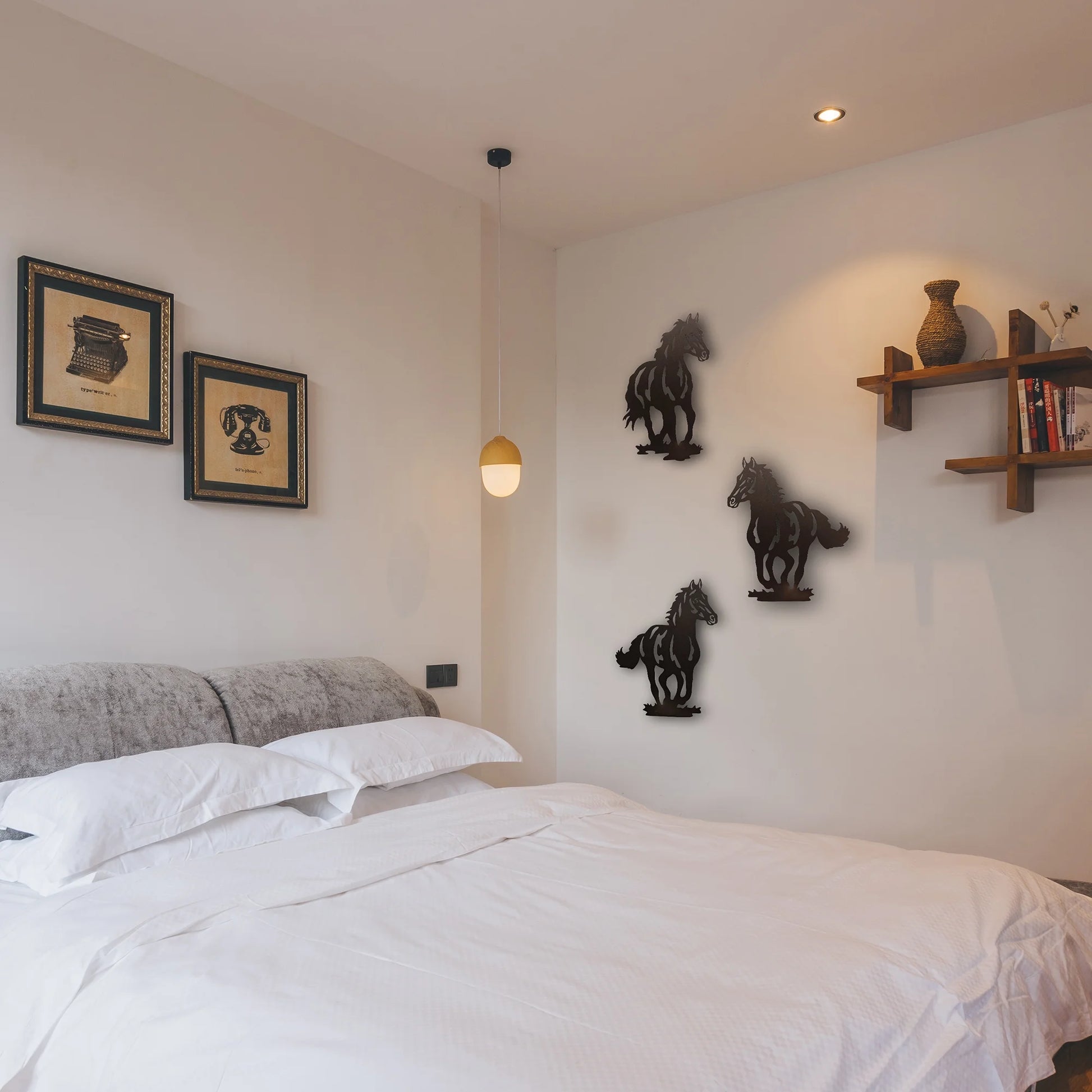Metal Horse Art Wall Decal