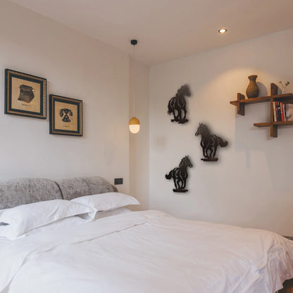 Metal Horse Art Wall Decal
