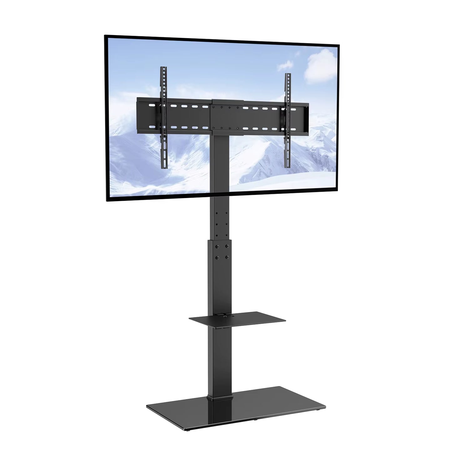 TV Stand Mount Swivel TV Stand for 32-55/ 65/ 85 Inch TV Height Adjustable Portable Floor TV Stand Max VESA 600X800Mm