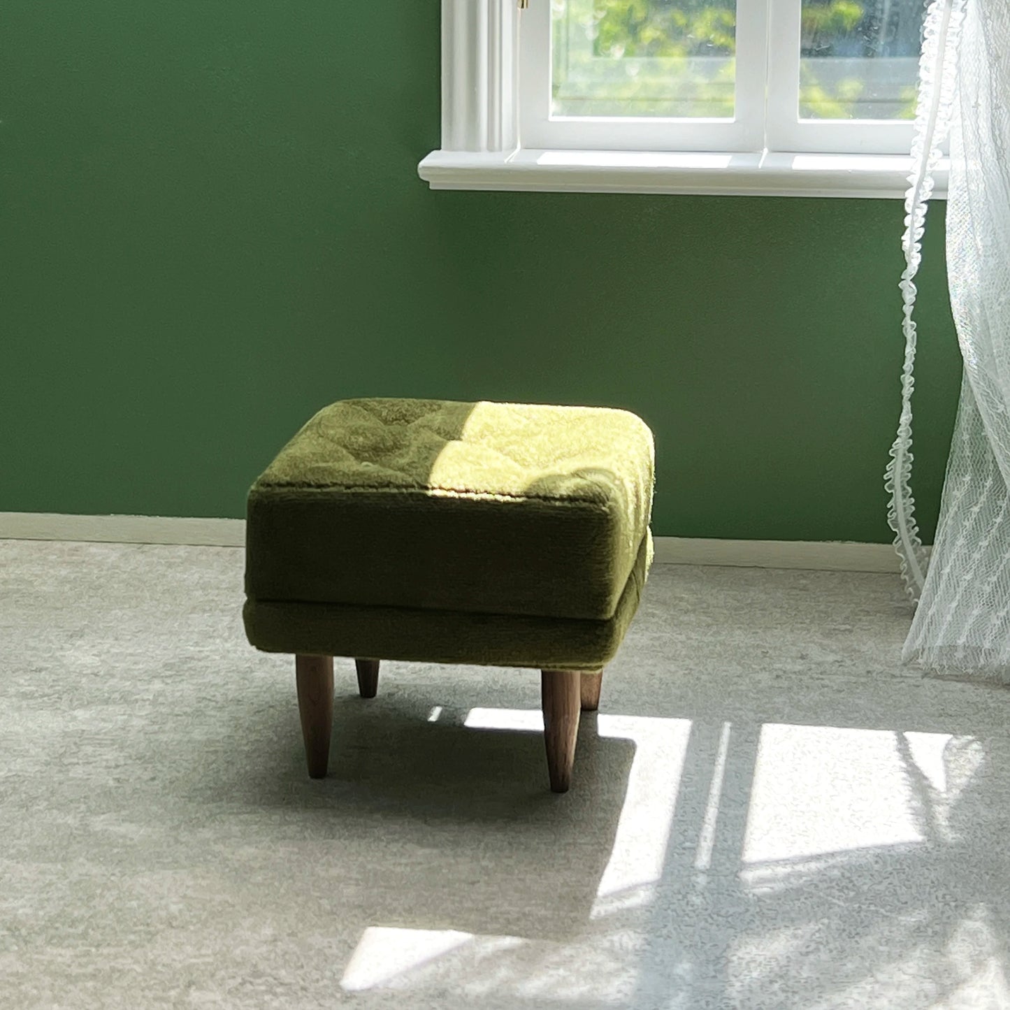 1/6 Bjd Ob11 Miniature Dollhouse Furniture Mini Model Living Room Furniture Kitchen Sofa/Footstool