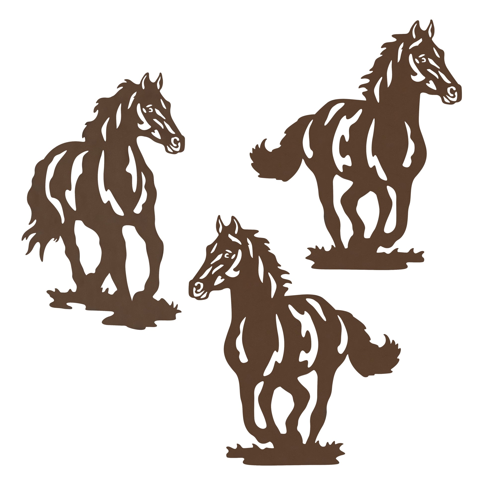 Metal Horse Art Wall Decal