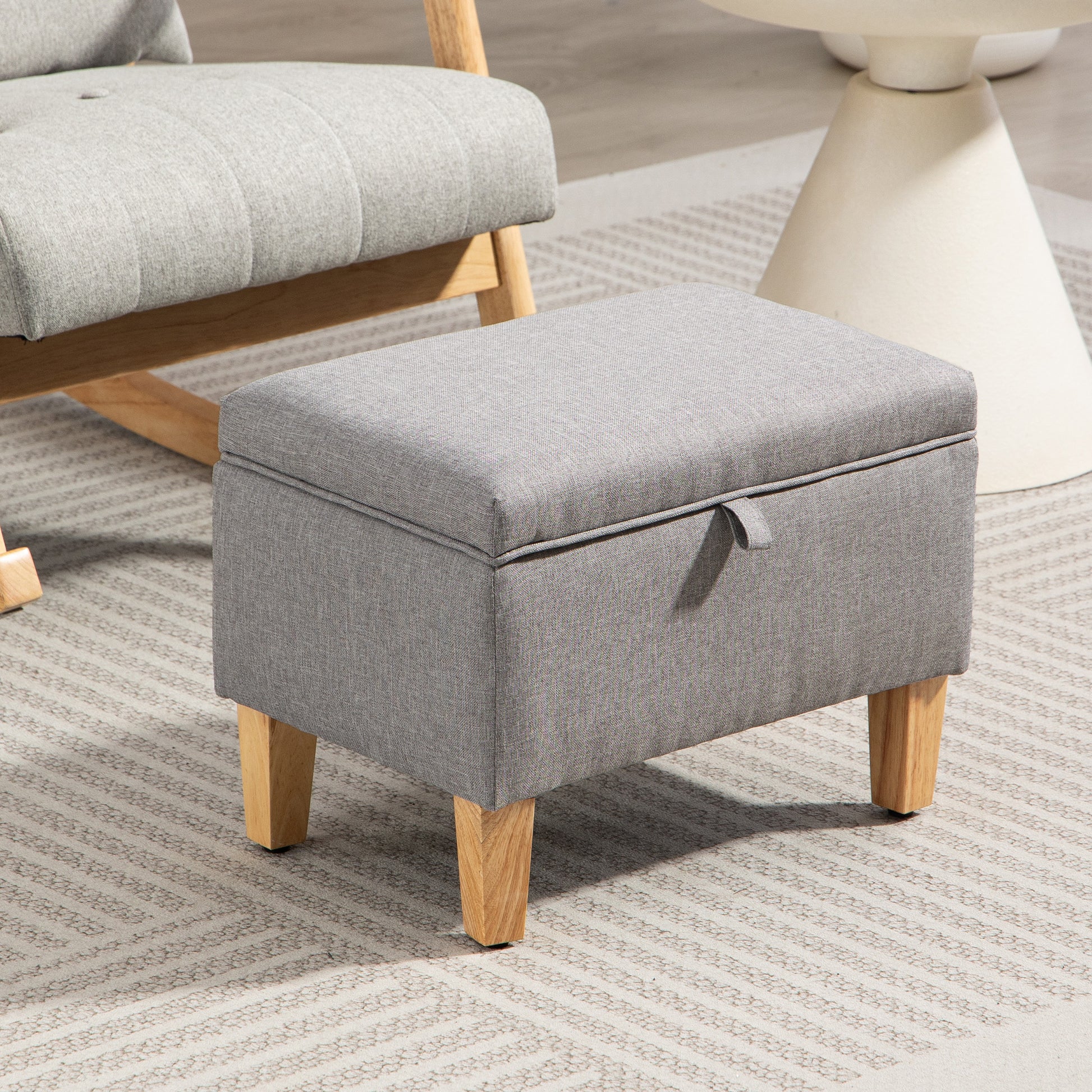 Linen Storage Ottoman for Storage Box, Bed End, Shoe Bench, Seating