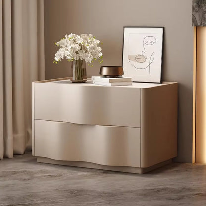 Bedroom Furniture Luxury Cream Style Bedside Tables Nightstands Night Table Side Table Storage Locker Nightstand Home Furniture