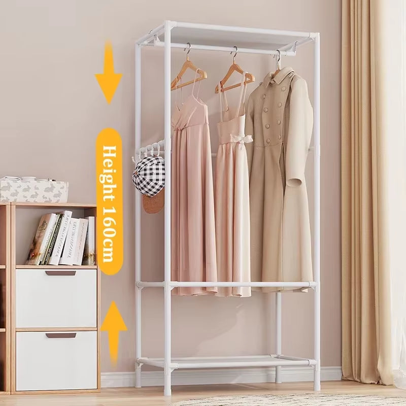 Wardrobe Clothes Hanger Storage Locker Open Closets Dressing Rooms Cabinets Folding Bed Wardrobes Assembly Closet for Clothes