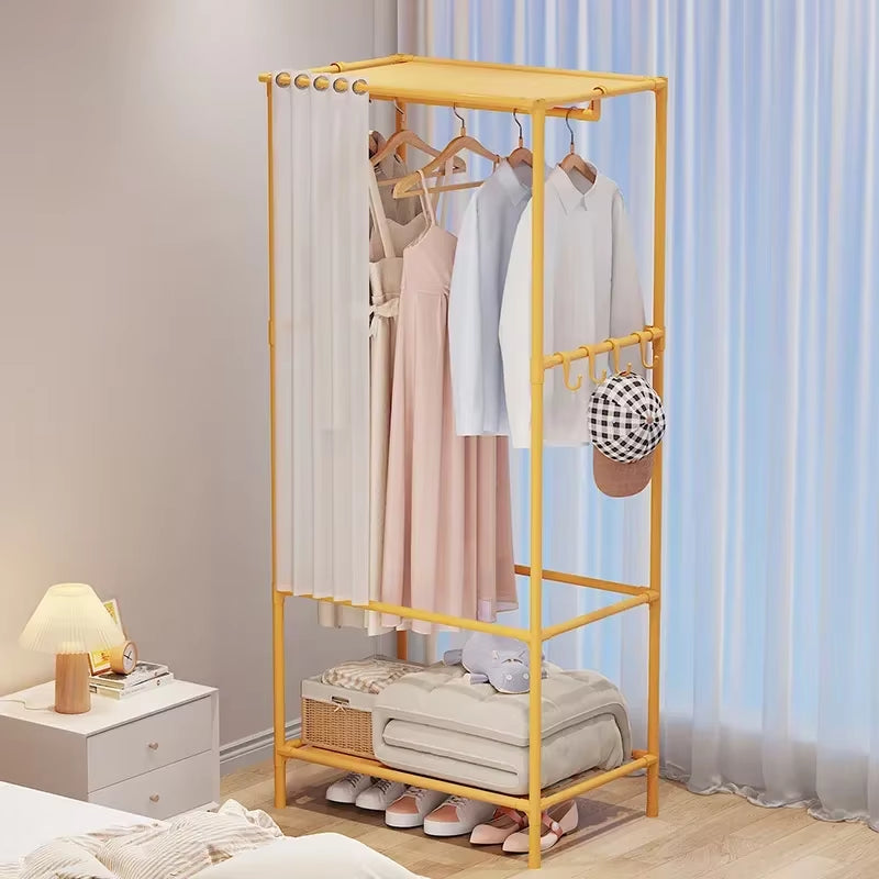 Wardrobe Clothes Hanger Storage Locker Open Closets Dressing Rooms Cabinets Folding Bed Wardrobes Assembly Closet for Clothes