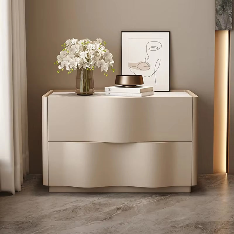 Bedroom Furniture Luxury Cream Style Bedside Tables Nightstands Night Table Side Table Storage Locker Nightstand Home Furniture