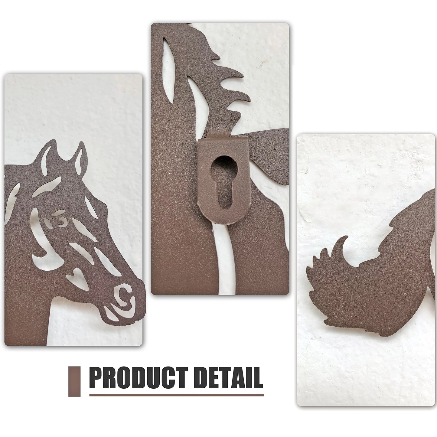 Metal Horse Art Wall Decal