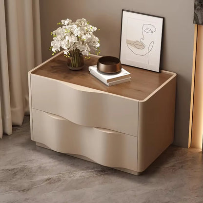Bedroom Furniture Luxury Cream Style Bedside Tables Nightstands Night Table Side Table Storage Locker Nightstand Home Furniture