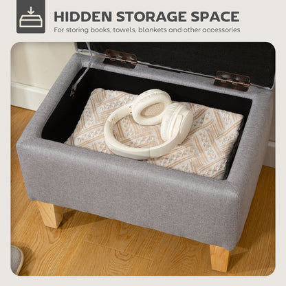 Linen Storage Ottoman for Storage Box, Bed End, Shoe Bench, Seating