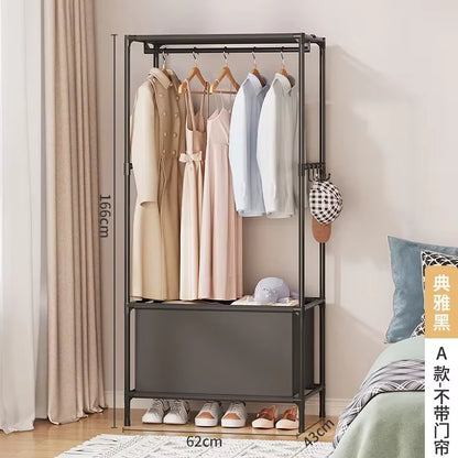 Wardrobe Clothes Hanger Storage Locker Open Closets Dressing Rooms Cabinets Folding Bed Wardrobes Assembly Closet for Clothes