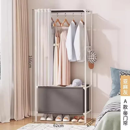 Wardrobe Clothes Hanger Storage Locker Open Closets Dressing Rooms Cabinets Folding Bed Wardrobes Assembly Closet for Clothes